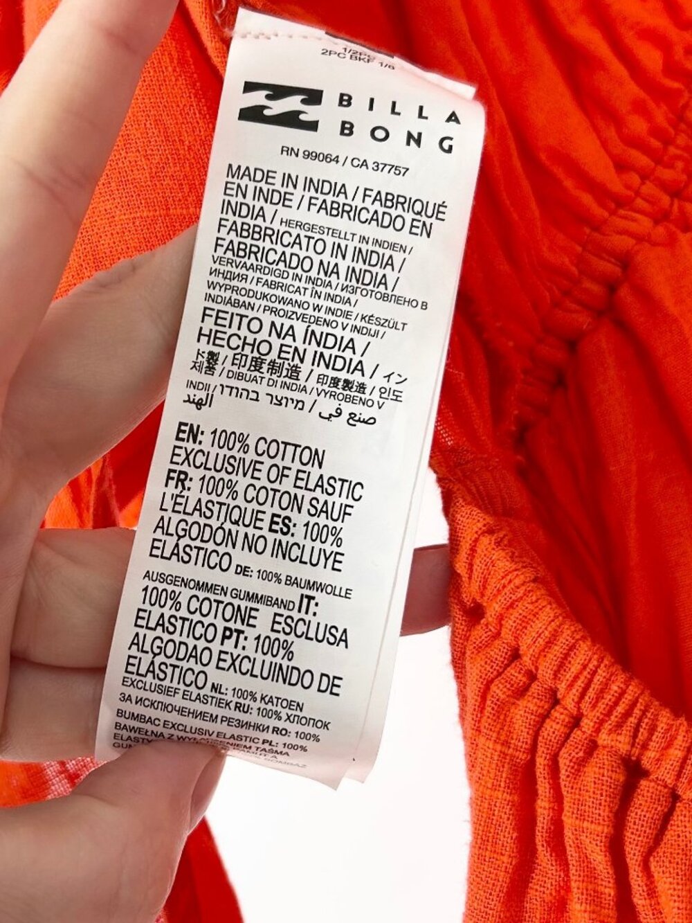 Billabong Love Fade Puff Sleeve Midi Dress - Picture 7 of 7